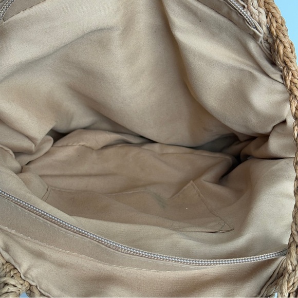 Straw Woven Bag Straw Tote Bag Straw Bag Large Straw Handbag Shoulder Bag - Picture 8 of 11